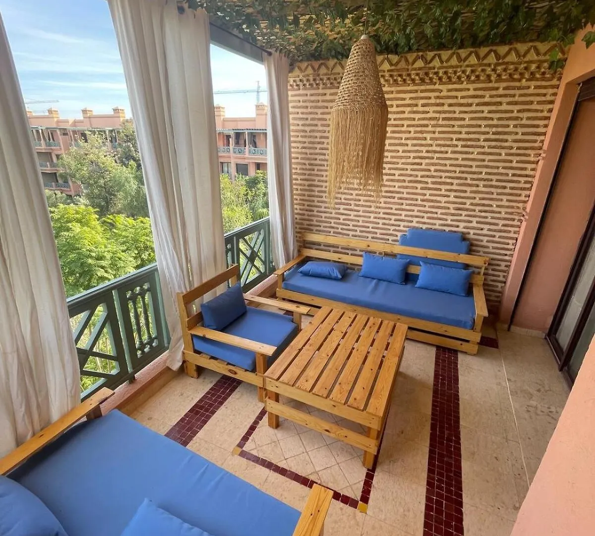 Luxury 2Br With Pool & Garden View Balcony Apartment Marrakesh