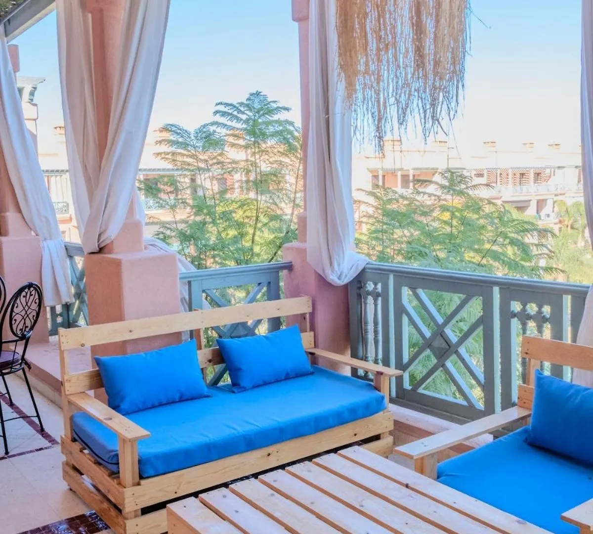 Luxury 2Br With Pool & Garden View Balcony Apartment Marrakesh 0*,